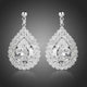 Fashion Cubic Zirconia Drop Earrings