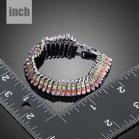 fireflies CZ cuff bracelet detail view by KHAISTA