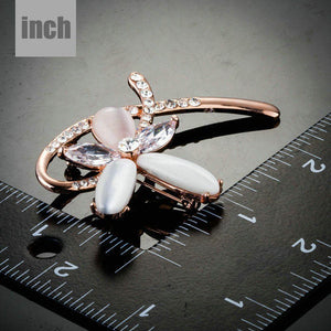 Flower Plant Shape Design Pin Brooch - KHAISTA Fashion Jewellery