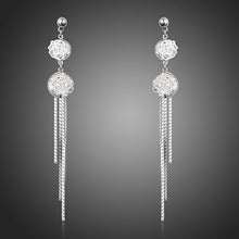 Load image into Gallery viewer, Flower Tassel Drop Earrings - KHAISTA Fashion Jewellery
