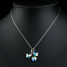 Load image into Gallery viewer, Flowers Long Chain Pendant Necklace KPN0203 - KHAISTA Fashion Jewellery
