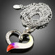 Forever Love Crystal Heart Pendant Necklace