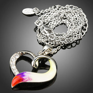 Forever Love Heart Pendant Necklace - KHAISTA Fashion Jewellery