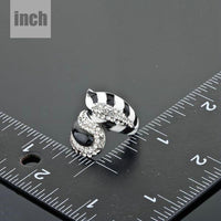 Artistic craftsmanship and structured profiles of the elegant fox tail crystal ring