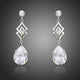 Geometric Cubic Zirconia Earrings