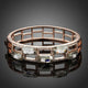 Geometric Designer Crystal Bangle