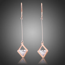 Load image into Gallery viewer, Geometric Hollow Dangle Earrings -KPE0326 - KHAISTA Fashion Jewellery
