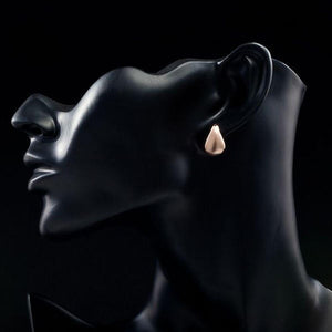 Gold Color Stud Earrings -KPE0020 - KHAISTA Fashion Jewellery