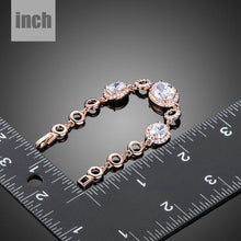 Load image into Gallery viewer, Gold Plated Oval Cubic Zirconia Bracelet-MBR0124-khaista-3
