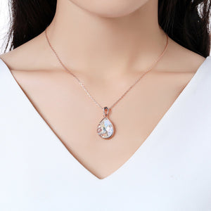 Golden Long Chain Pendant Necklace KPN0248 - KHAISTA Fashion Jewellery