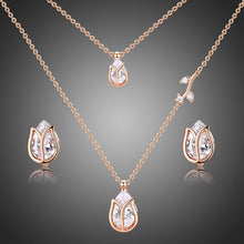 Load image into Gallery viewer, Golden Lotus Fashionable Jewelry Set for Women - KHAISTA Fashion Jewellery
