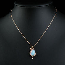 Load image into Gallery viewer, Golden Oval Pendant Necklace KPN0224 - KHAISTA Fashion Jewellery
