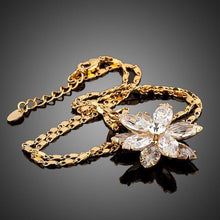 Load image into Gallery viewer, Golden Sunflower Crystal Necklace -KJN0003 - KHAISTA
