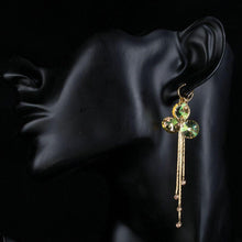 Load image into Gallery viewer, Gradual Change Crystal Drop Earrings -KPE0147 - KHAISTA Fashion Jewellery
