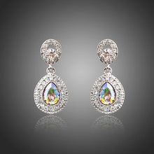 Load image into Gallery viewer, Gradual Change Crystal Drop Earrings -KPE0292 - KHAISTA Fashion Jewellery
