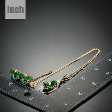 Load image into Gallery viewer, Green Butterfly Stud Jewelry Set - KHAISTA Fashion Jewellery
