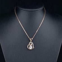 Load image into Gallery viewer, Heart Shaped Snake Chain Necklace - KHAISTA Fashion Jewellery
