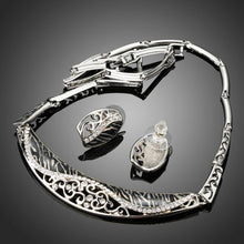 Load image into Gallery viewer, Hollow Flower Leopard Print Jewelry Set - KHAISTA Fashion Jewellery
