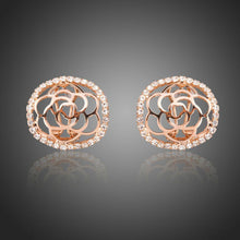 Load image into Gallery viewer, Hollow Flower Stud Earrings -KPE0283 - KHAISTA Fashion Jewellery
