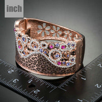 jaguar print crown bangle detail view by KHAISTA