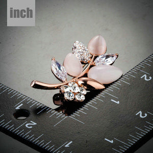 Leaves Shape Pin Brooch - KHAISTA Fashion Jewellery