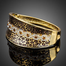 Load image into Gallery viewer, Leopard Cuff Shaped Bangle - KHAISTA Fashion Jewellery
