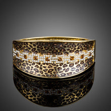 Load image into Gallery viewer, Leopard Cuff Shaped Bangle - KHAISTA Fashion Jewellery
