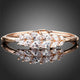 Lightweight Crystal Feather Bangle