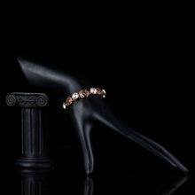Load image into Gallery viewer, Lightweight Crystal Flower Design Bracelet - KHAISTA Fashion Jewellery
