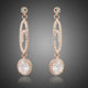 Lightweight Dangling G-Shape Drop Earrings