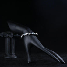 Load image into Gallery viewer, Lightweight Platinum Plated Crystal Bangle - KHAISTA Fashion Jewellery
