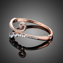 Load image into Gallery viewer, Lightweight Rose Gold Plated Bangle - KHAISTA Fashion Jewellery
