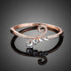 Lightweight Rose Gold Plated Bangle