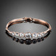 Lightweight Round Crystal Bangle