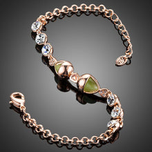 Load image into Gallery viewer, Lime Fish Love Crystal Bracelet - KHAISTA Fashion Jewellery
