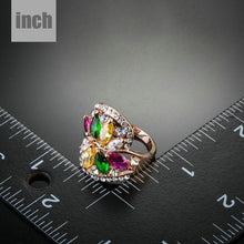Load image into Gallery viewer, Limited Edition Flower Zirconia Ring - KHAISTA Fashion Jewellery
