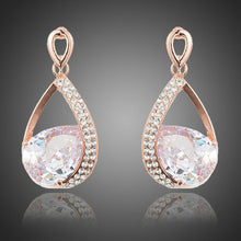 Load image into Gallery viewer, Limited Edition Gold Plated Cubic Zirconia Drop Earrings - KHAISTA Fashion Jewellery

