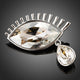 Crystal Tear Eye Brooch Pin