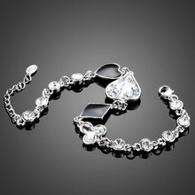 Load image into Gallery viewer, Little Heart Shaped Crystal Bracelet - KHAISTA Fashion Jewellery
