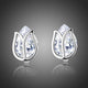 Lotus Crystal Stud Earrings