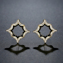 Load image into Gallery viewer, Luxury Geometric Stud Earrings -KPE0388 - KHAISTA Fashion Jewellery
