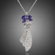 Crystal Machete Pendant Necklace
