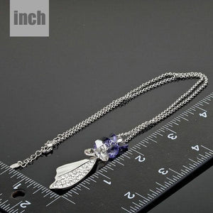 Machete Crystal Pendant Necklace KPN0038 - KHAISTA Fashion Jewellery