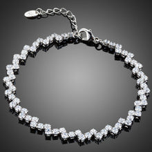 Load image into Gallery viewer, Marquise Cut CZ Tennis Bracelet - KHAISTA Fashion Jewellery
