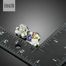Load image into Gallery viewer, Multi-Color Flower Stud Earrings - KHAISTA Fashion Jewellery

