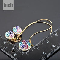 Multicolour round crystal detail by Khaista