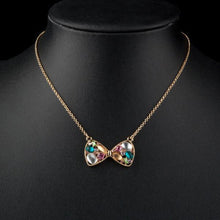 Load image into Gallery viewer, MultiColor Bowknot Necklace KPN0109 - KHAISTA Fashion Jewellery
