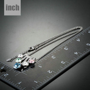 Multicolor Drop Necklace KPN0143 - KHAISTA Fashion Jewellery