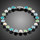 Multicolour Round Crystal Bracelet