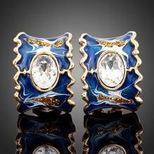 Load image into Gallery viewer, Ocean Blue Clip Earrings - KHAISTA Fashion Jewellery
